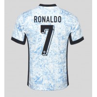Portugali Cristiano Ronaldo #7 Vieraspaita EM-Kisat 2024 Lyhythihainen